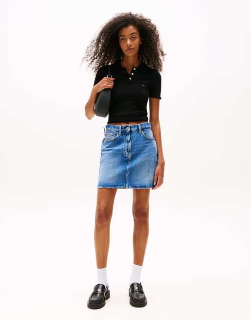 Tommy Jeans – Svart pikétröja, 2 av 4