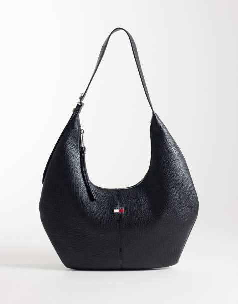 Tommy Jeans – Svart, slouchy cityväska - view 1