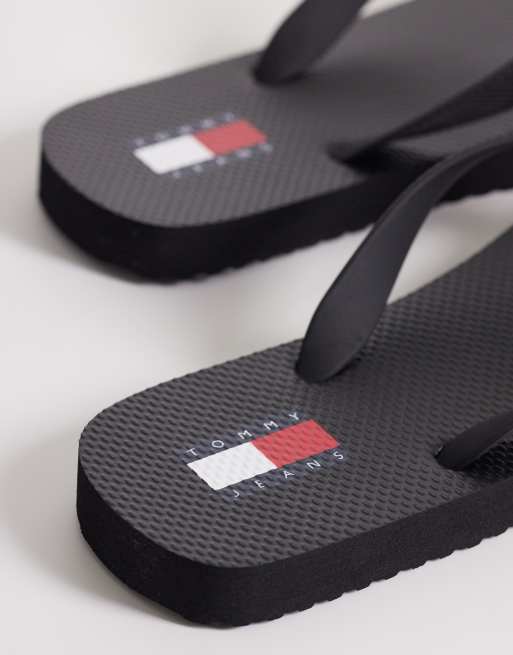 Tommy Jeans – Svarta flip flops med logga, 4 av 4