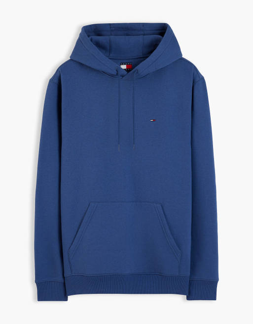 Tommy Jeans sweat à capuche en polaire à cordon de serrage avec broderie drapeau en bleu marine, 5 de 6