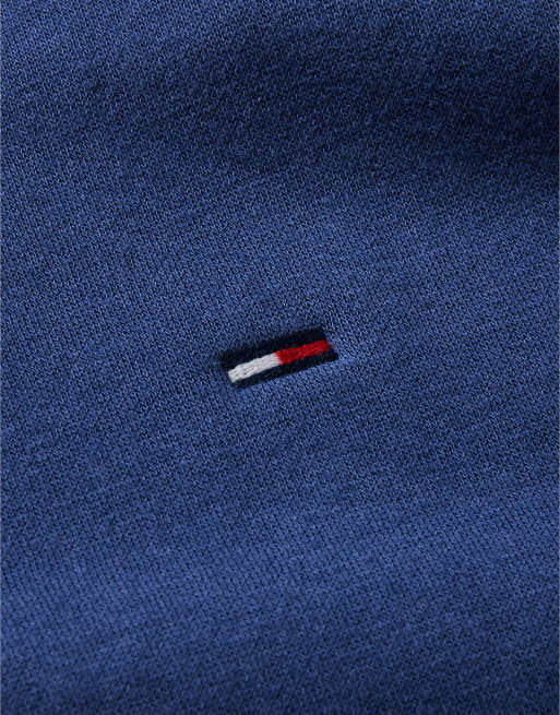 Tommy Jeans sweat à capuche en polaire à cordon de serrage avec broderie drapeau en bleu marine, 6 de 6