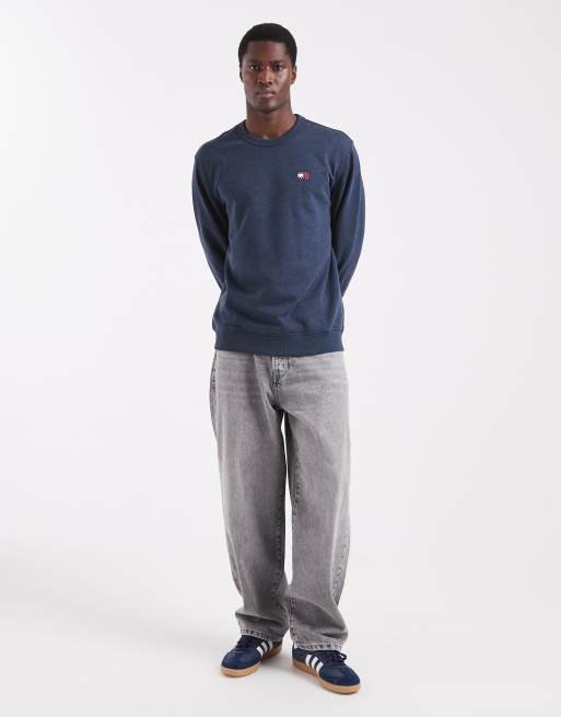 Tommy Jeans - Sweat à logo drapeau sur le devant - Bleu marine, 2 de 5