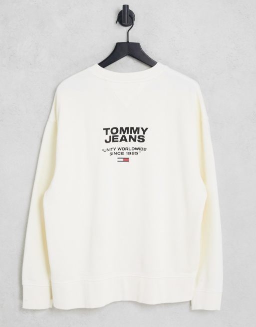 Tommy Jeans sweat in cream