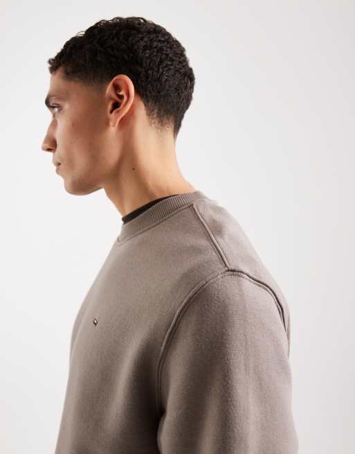 Tommy Jeans - Sweat ras de cou avec écusson - Vison, 4 de 5