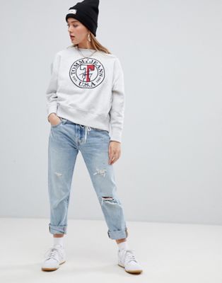 Tommy Jeans - Sweat-shirt avec cercle 