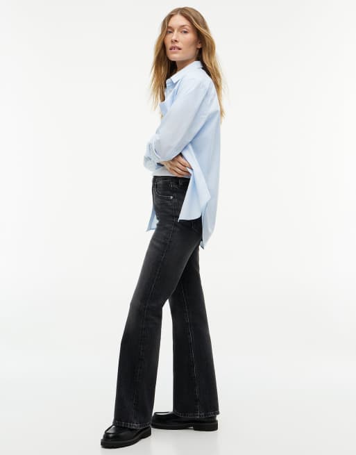 Tommy Jeans Sylvia High-Rise Bootcut-Jeans in Dunkelgrau, 3 von 7