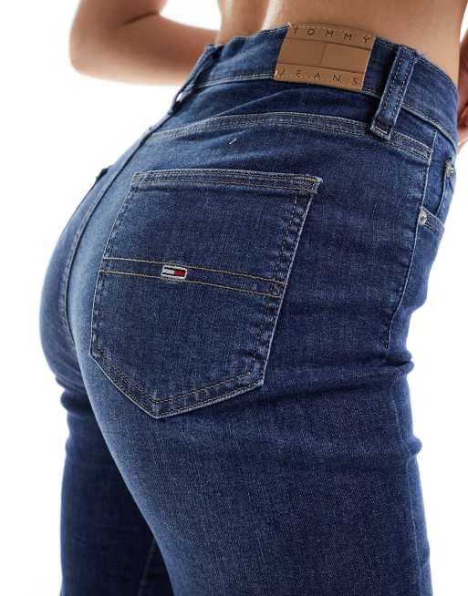 Tommy Jeans - Sylvia - Jean évasé à taille haute - Délavage moyen, 3 de 5