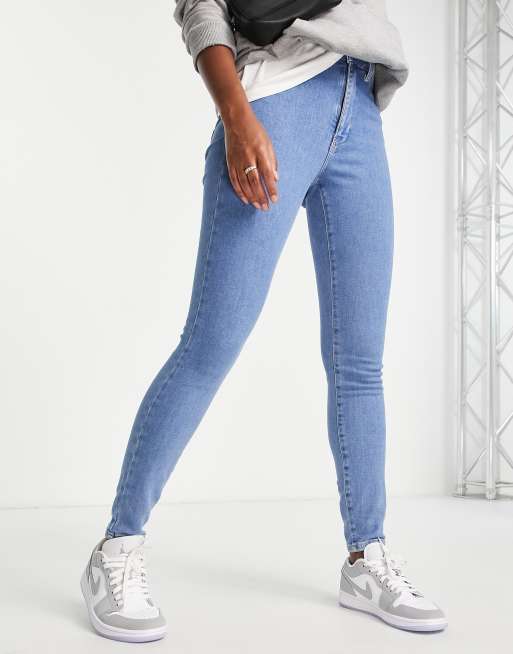 Tommy Jeans – Sylvia – Superskinny jeans med hög midja och mellanljus tvätt