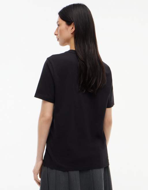 Tommy Jeans t-shirt ample en jersey avec logo strass noir, 4 de 6