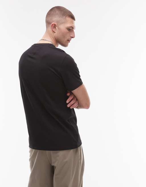 Tommy Jeans - T-shirt avec logo drapeau fluo - Noir, 4 de 4