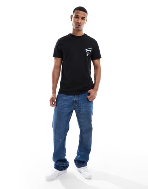 Tommy Jeans - T-shirt avec logo signature au dos - Noir, 2 de 5