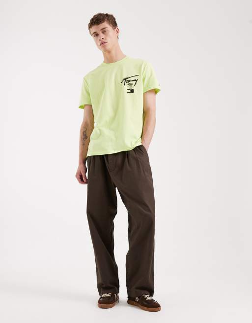 Tommy Jeans - T-shirt avec logo signature ville - Vert citron, 2 de 5