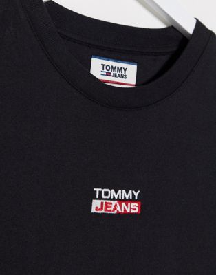 tommy jeans centre logo t shirt