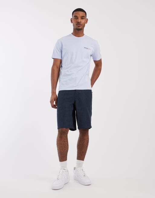 Tommy Jeans - T-shirt azzurra con logo, 4 di 5