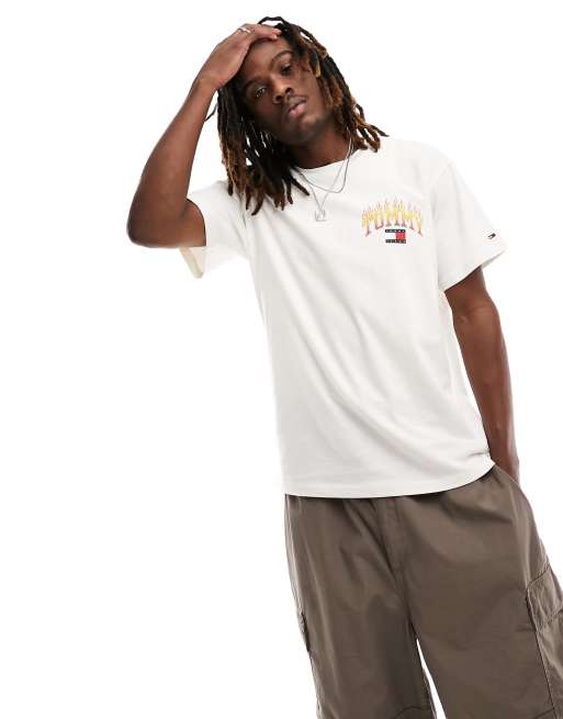 T shirt con fiamme clearance