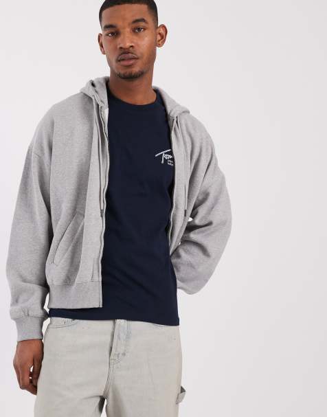 Tommy Jeans - T-shirt blu navy con stampa di firma sul retro - view 1