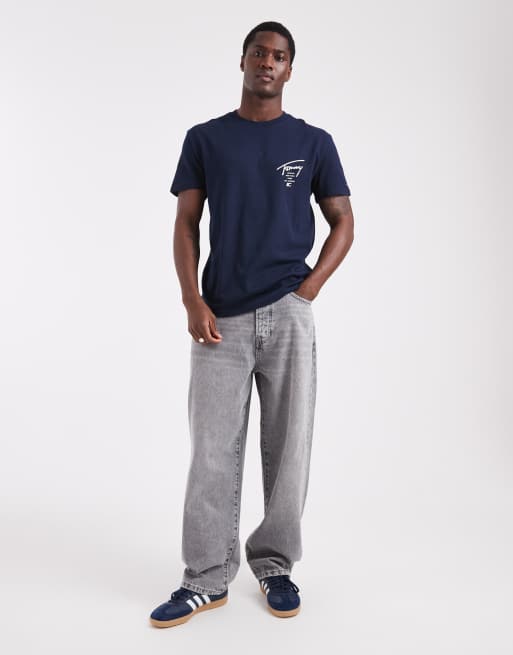 Tommy Jeans - T-shirt classique avec imprimé emblématique au dos - Bleu marine, 2 de 5
