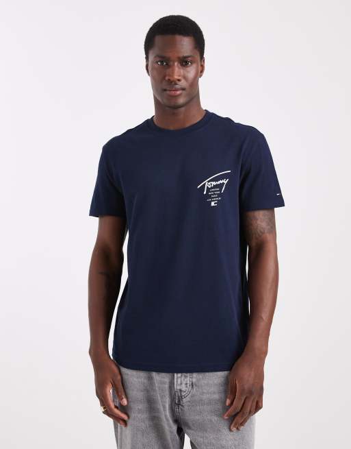 Tommy Jeans - T-shirt classique avec imprimé emblématique au dos - Bleu marine, 3 de 5