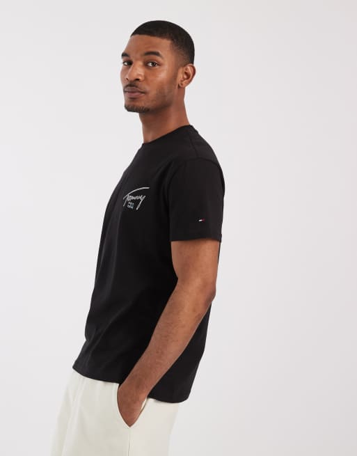 Tommy Jeans - T-shirt classique avec logo signature imprimé au dos - Noir , 2 de 5