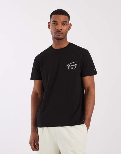 Tommy Jeans - T-shirt classique avec logo signature imprimé au dos - Noir , 5 de 5