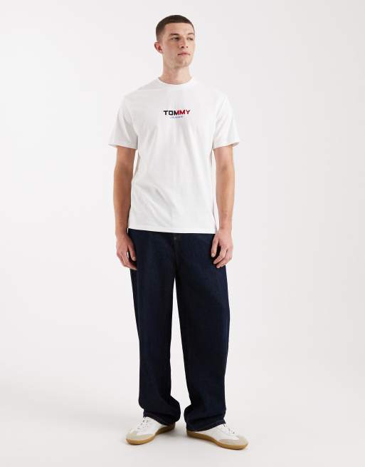 Tommy Jeans - T-shirt décontracté avec imprimé au dos - Blanc, 2 de 5