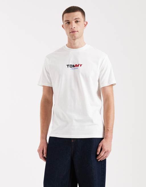 Tommy Jeans - T-shirt décontracté avec imprimé au dos - Blanc, 3 de 5