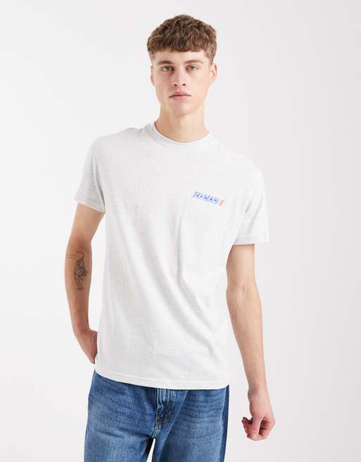 Tommy Jeans - T-shirt grigio chiaro con grafica sul retro, 3 di 5