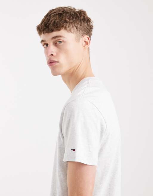 Tommy Jeans - T-shirt grigio chiaro con grafica sul retro, 4 di 5
