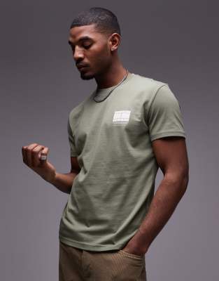 Tommy Jeans - T-shirt imprimé - Vert militaire - view 1