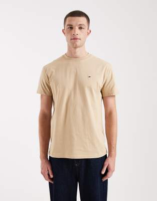 T-Shirt in Beige mit Flag-Logo-Neutral Neutral 52
