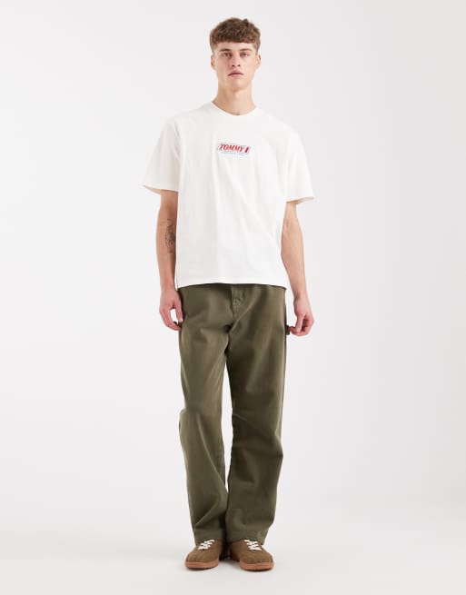 Tommy Jeans – T-Shirt in Cremeweiß im 90er-Vintage-Stil, 3 von 6