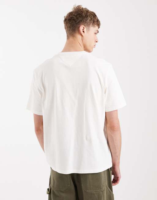Tommy Jeans – T-Shirt in Cremeweiß im 90er-Vintage-Stil, 4 von 6