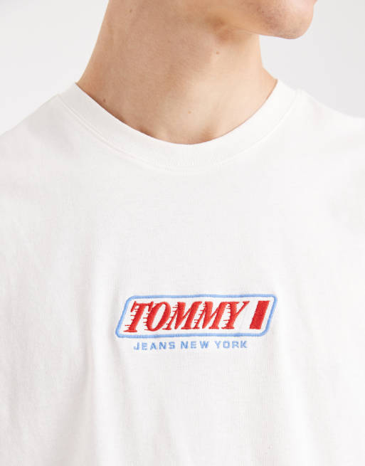 Tommy Jeans – T-Shirt in Cremeweiß im 90er-Vintage-Stil, 5 von 6