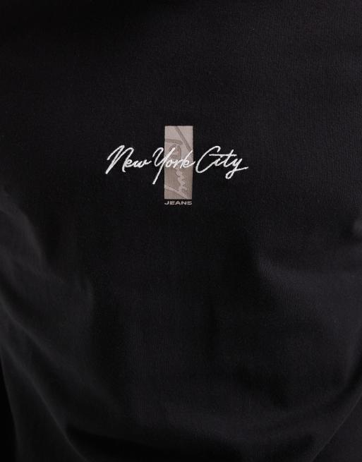 Tommy Jeans – T-Shirt in Schwarz mit Blockfarbendesign, 5 von 5