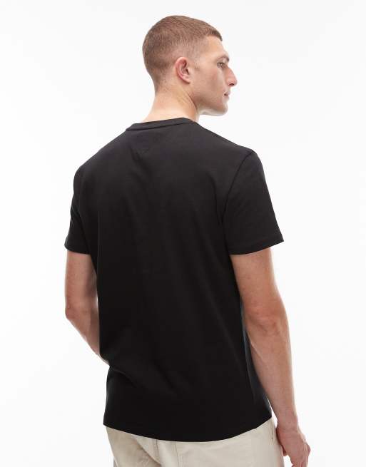 Tommy Jeans – T-Shirt in Schwarz mit Foto-Flag, 3 von 5