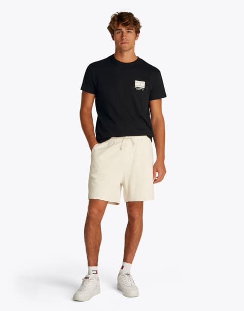 Tommy Jeans – T-Shirt in Schwarz mit Print - view 1