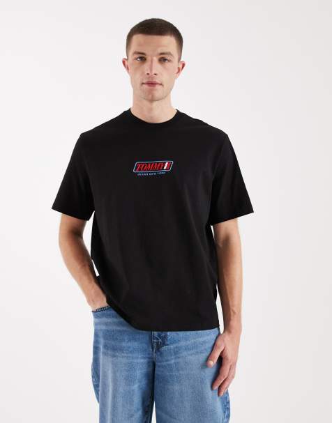Tommy Jeans – T-Shirt in Schwarz - view 1