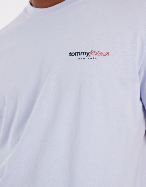 Tommy Jeans - T-shirt met DNA-logo in lichtblauw, 2 van 5