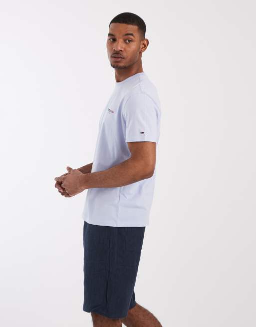 Tommy Jeans - T-shirt met DNA-logo in lichtblauw, 3 van 5