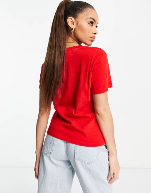 Tommy Jeans - T-shirt met hartvormig vlaglogo in rood, 2 van 4