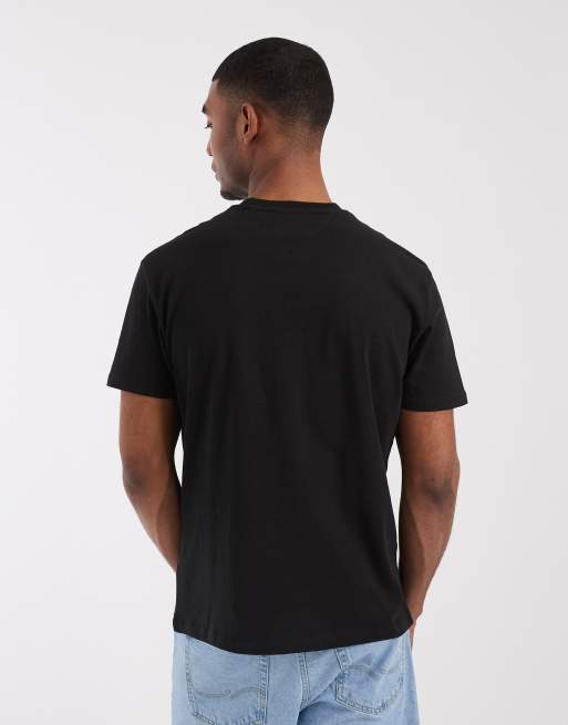Tommy Jeans - T-shirt met vervaagd logo in zwart, 5 van 5