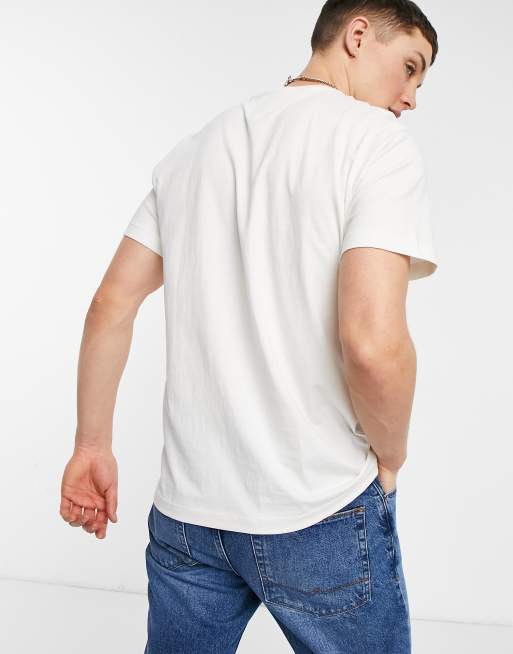 Tommy Jeans - T-shirt met vlaglogo in wit, 2 van 4