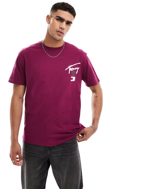 Tommy Jeans - T-shirt ras de cou - Violet