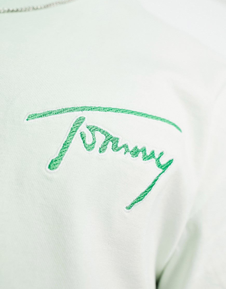 T-shirt verde sfumata con logo - Tommy Jeans T-shirt donna  - immagine2