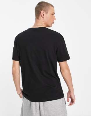 T-shirt vestibilità classica nera con logo piccolo stile college-Nero - Tommy Jeans T-shirt donna  - immagine2