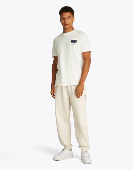 Tommy Jeans – T-shirt w kolorze ecru z grafiką, 4 z 5