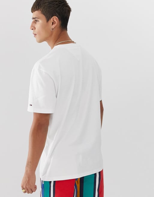 Tommy jeans neon t shirt hot sale