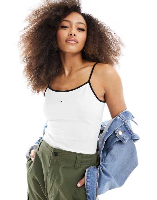 Tommy Jeans – Tanktop in Weiß