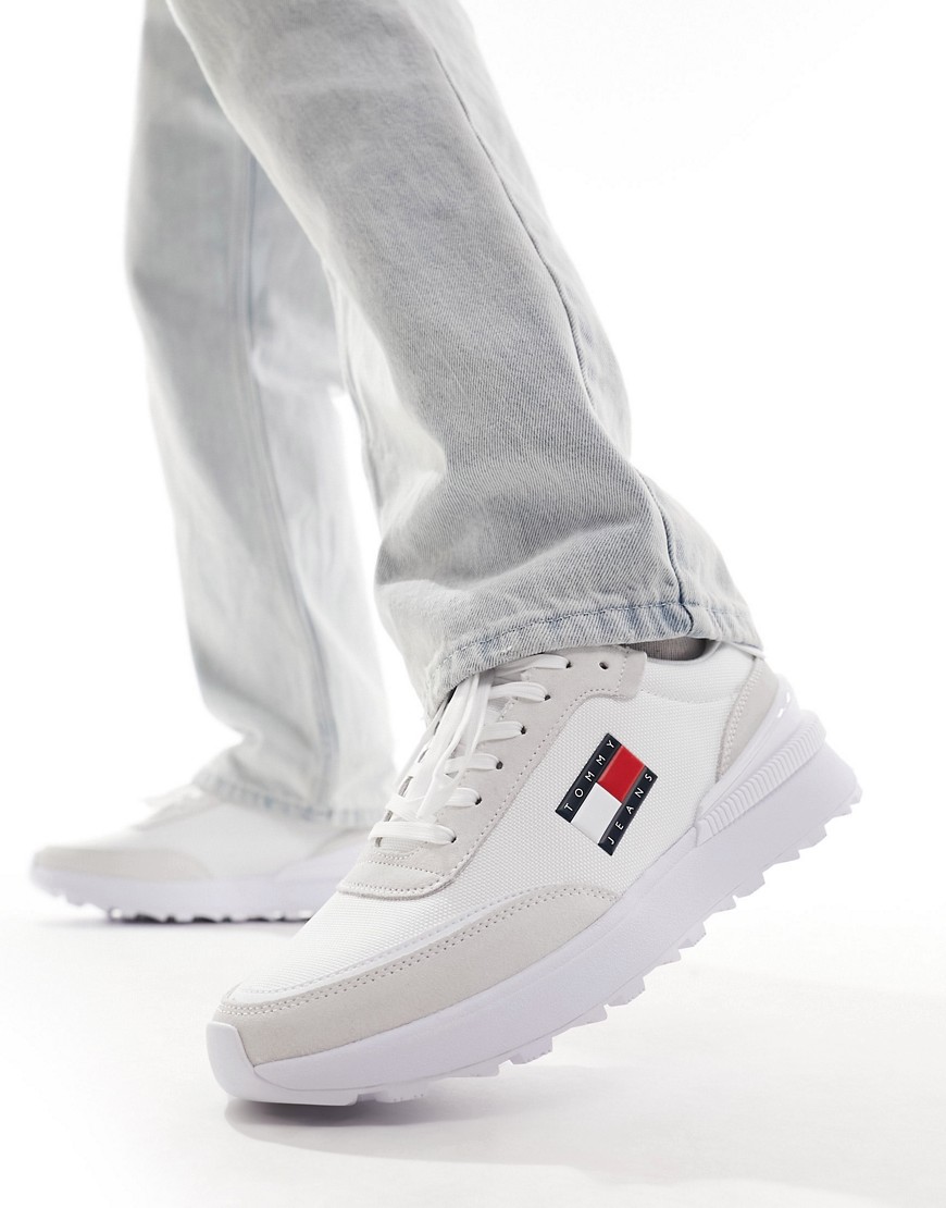 Tommy Jeans technical trainers in white