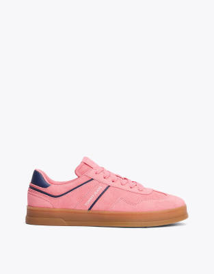 Tommy Jeans - The Greenwich - Mehrfarbige Sneaker aus Wildleder-Rosa